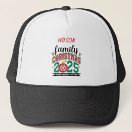 Gorra De Camionero 2025 Family Name Christmas  Designs