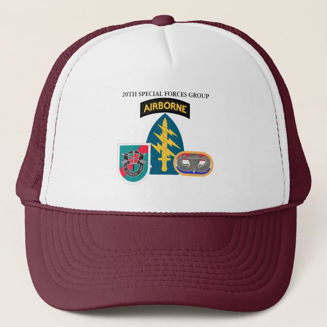 GORRA DE CAMIONERO 20.º GRUPO DE FUERZAS ESPECIALES (Anverso)