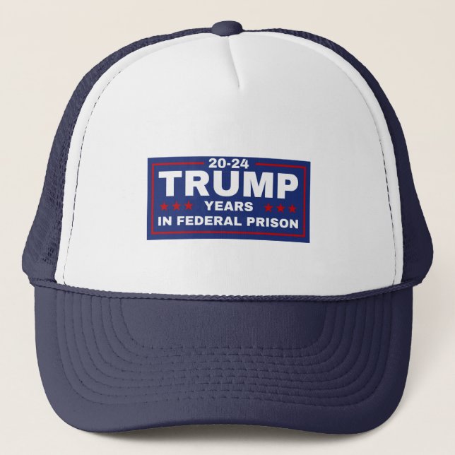 Gorra De Camionero  20-24 años en prisión de Trump, demócratas libera (Anverso)