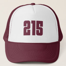 Gorra De Camionero 215 Código de área de Philly