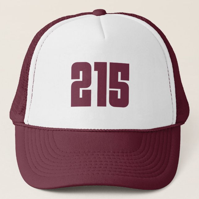 Gorra De Camionero 215 Código de área de Philly (Anverso)