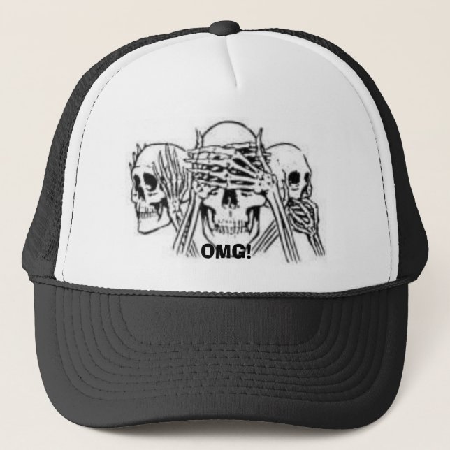 GORRA DE CAMIONERO ¡223, OMG! (Anverso)