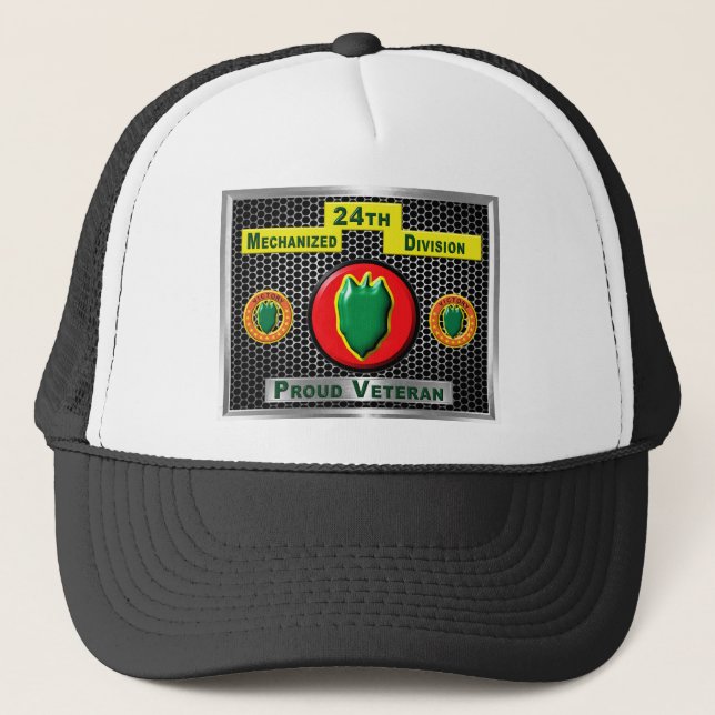 Gorra De Camionero 24ª División Mecanizada de Infantería (Anverso)