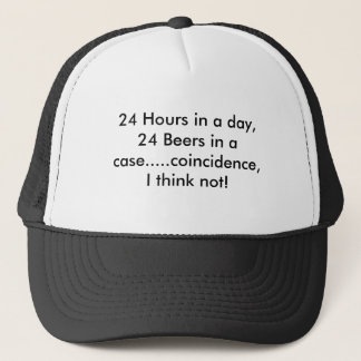 Gorra De Camionero 24 horas en un día, 24 cervezas en un coinc del
