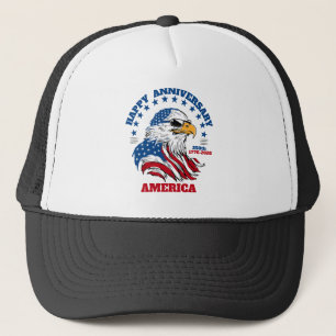 Gorra De Camionero 250º Aniversario América 4 de Julio 