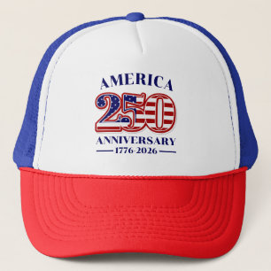 Gorra De Camionero 250º Aniversario USA Patriótico 1776–2026