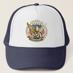 Gorra De Camionero 250º Aniversario USA Patriótico 1776–2026
