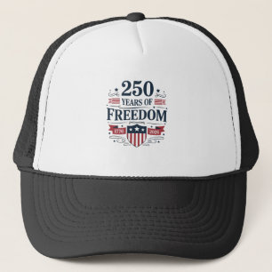 Gorra De Camionero 250 Años De Libertad 1776 2026 250º 4 De Julio