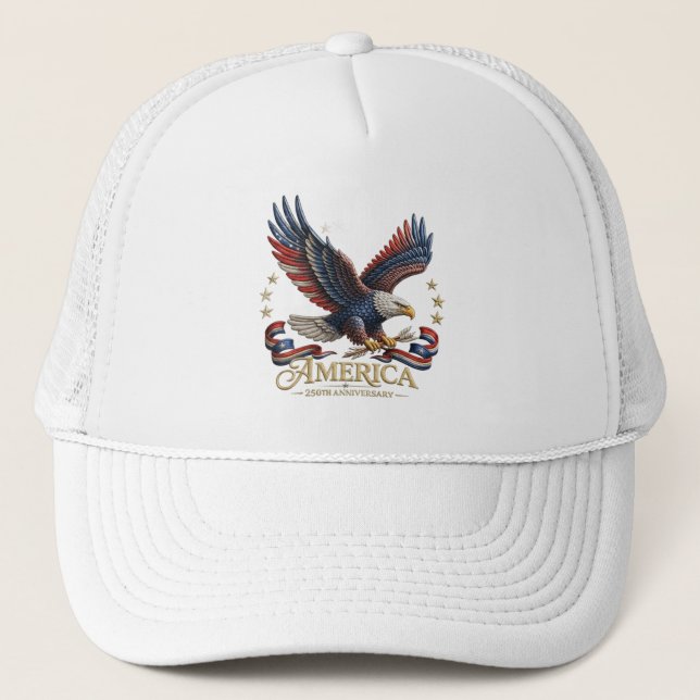 Gorra De Camionero  250th Anniversary America Patriotic Hat (Anverso)