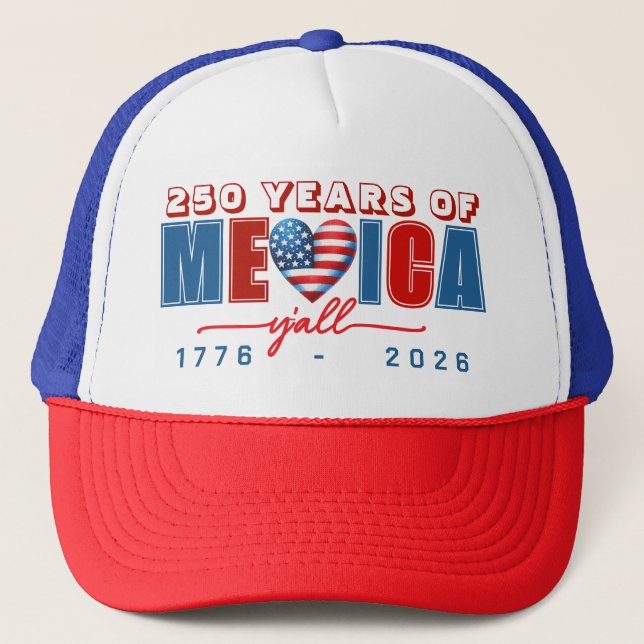 Gorra De Camionero 250th anniversary of america hat (Anverso)