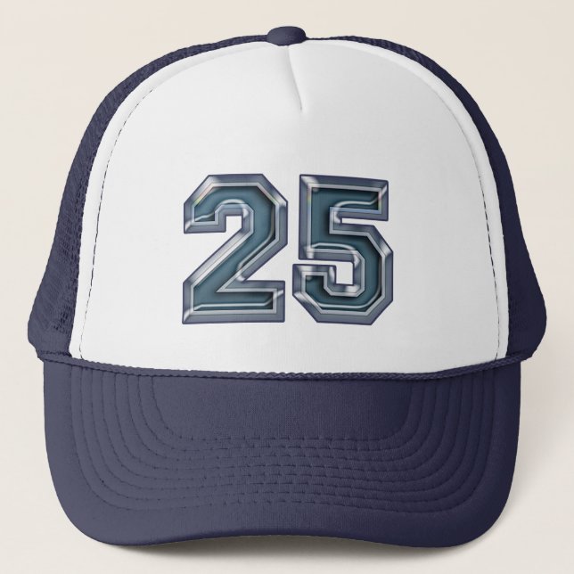 Gorra De Camionero 25.ª fiesta de cumpleaños (Anverso)