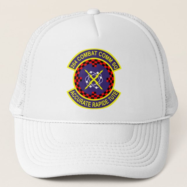 Gorra De Camionero 264o Escuadrilla de las comunicaciones del combate (Anverso)