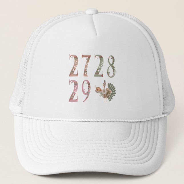 Gorra De Camionero 27 28 29 Turkey | Community Sharing of Blessings (Anverso)