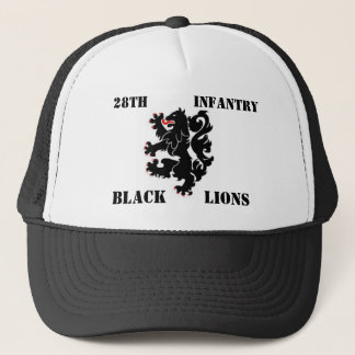 Gorra De Camionero 28vo cuarto Inf. Casquillo negro de los leones