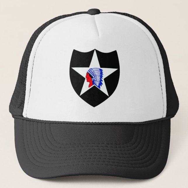 Gorra De Camionero 2.ª División de Infantería Jefe indio (Anverso)
