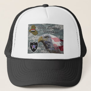 Gorra De Camionero 2.ª Infantería Div Iraq Combat Veteran