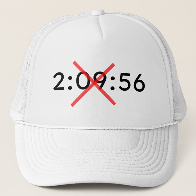 GORRA DE CAMIONERO 2:09:56...¡MENTIRA! (Anverso)
