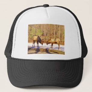 Gorra De Camionero 2~ dos toros en la nieve