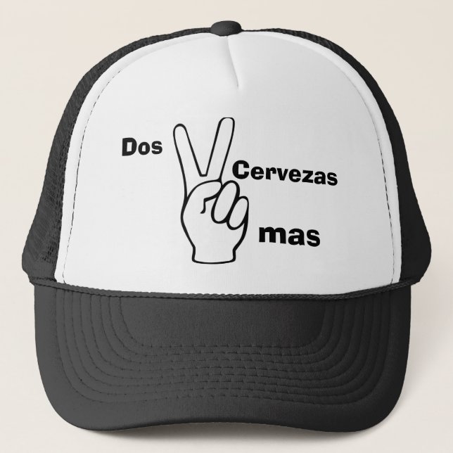 Gorra De Camionero 2 más cervezas (Anverso)