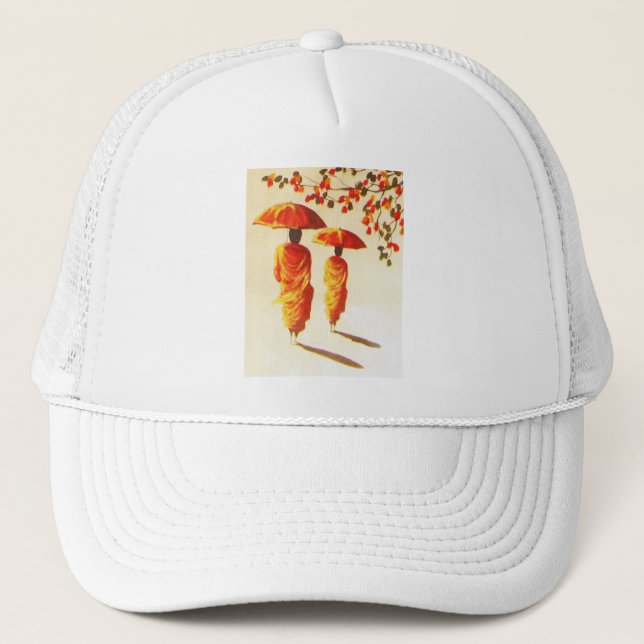 Gorra De Camionero 2 Monjes budistas laosianos (Anverso)