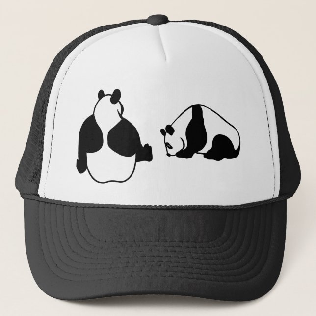 Gorra De Camionero 2 pandas (Anverso)
