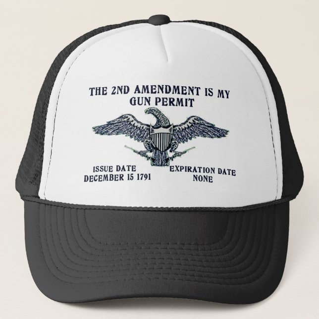 Gorra De Camionero 2do ARMA PERMIT.png de la ENMIENDA (Anverso)