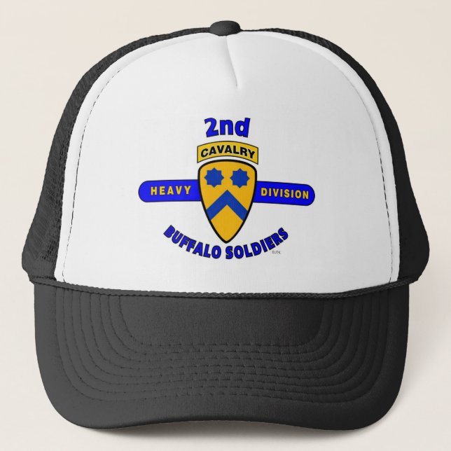 Gorra De Camionero 2do DIVISIÓN PESADA "SOLDADOS de la CABALLERÍA del (Anverso)