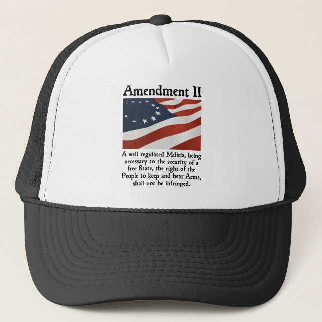 Gorra De Camionero 2do Enmienda (Anverso)