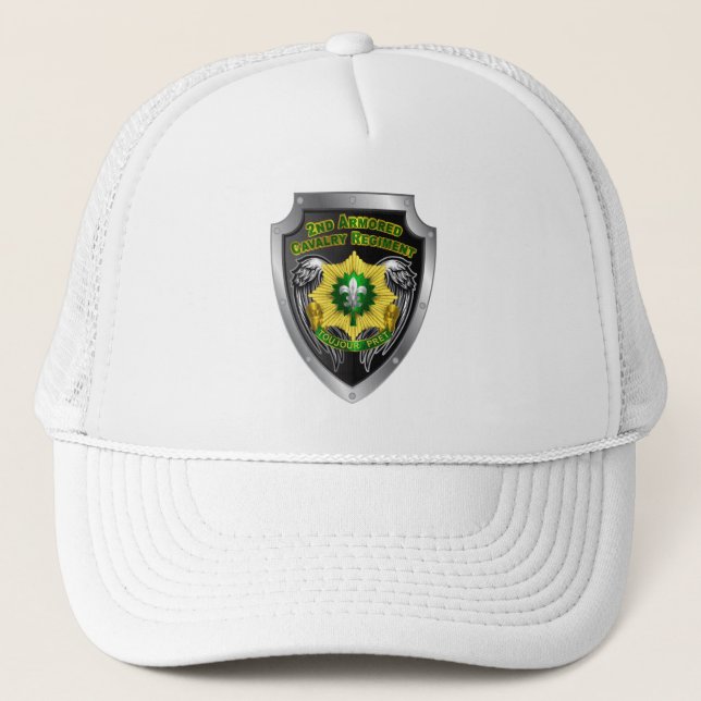 Gorra De Camionero 2do Regimiento de Caballería Blindada    (Anverso)