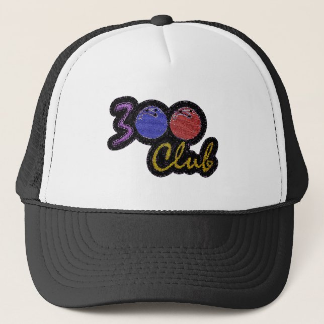 GORRA DE CAMIONERO 300 CLUB PERFECTO JUEGO EN BOWLING (Anverso)