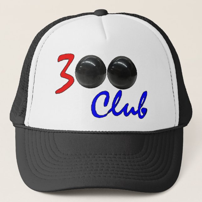 Gorra De Camionero 300 club - regalo perfecto del juego de los bolos (Anverso)