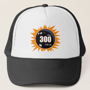 Gorra De Camionero 300 Naranja de juegos y negro