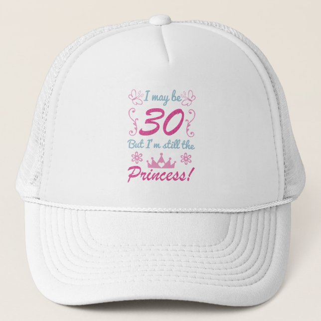 Gorra De Camionero 30.º Cumpleaños De La Princesa (Anverso)