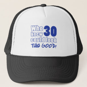 Gorra De Camionero 30 Años De Edad Se Ve Bien