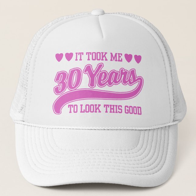 Gorra De Camionero 30 cumpleaños (Anverso)