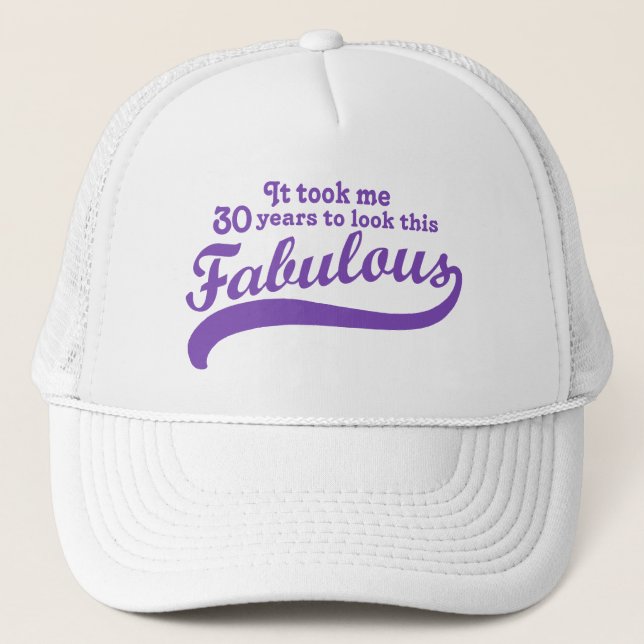 Gorra De Camionero 30 cumpleaños (Anverso)