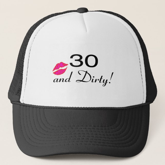 Gorra De Camionero 30 y labios sucios (Anverso)