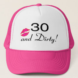 Gorra De Camionero 30 y labios sucios