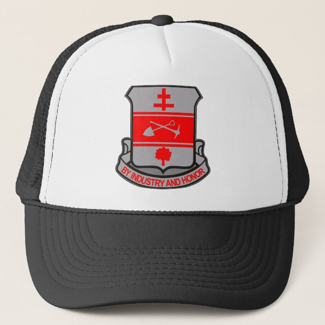 Gorra De Camionero 317o Batallón del ingeniero (Anverso)