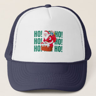 Gorra De Camionero 31.Ho Ho Ho Ho Santa claus está deseando feliz Na