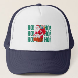 Gorra De Camionero 31.Ho Ho Ho Ho Santa claus está deseando feliz Nav
