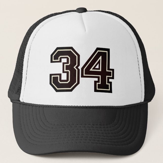 Gorra De Camionero 34.ª fiesta de cumpleaños (Anverso)