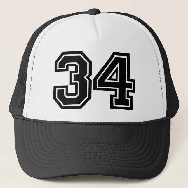 Gorra De Camionero 34.ª fiesta de cumpleaños (Anverso)