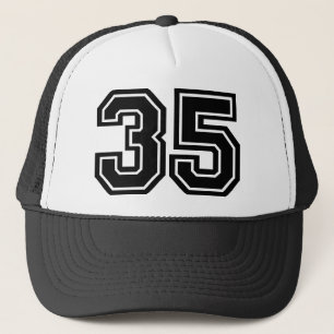 Gorra De Camionero 35to Obra clásica del cumpleaños