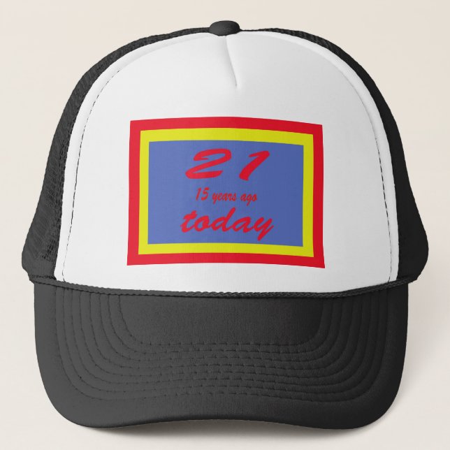 Gorra De Camionero 36 años (Anverso)