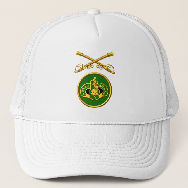 Gorra De Camionero 3.ᵉʳ Regimiento De Caballería Armada (Anverso)