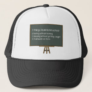 Gorra De Camionero 3 Cosas Que Aprendí En La Escuela