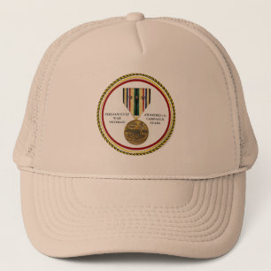 GORRA DE CAMIONERO 3 ESTRELLAS DE CAMPAÑA VETERANO DE GUERRA DEL GOLF