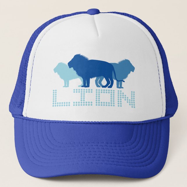 Gorra De Camionero 3 Leones (Azul) (Anverso)
