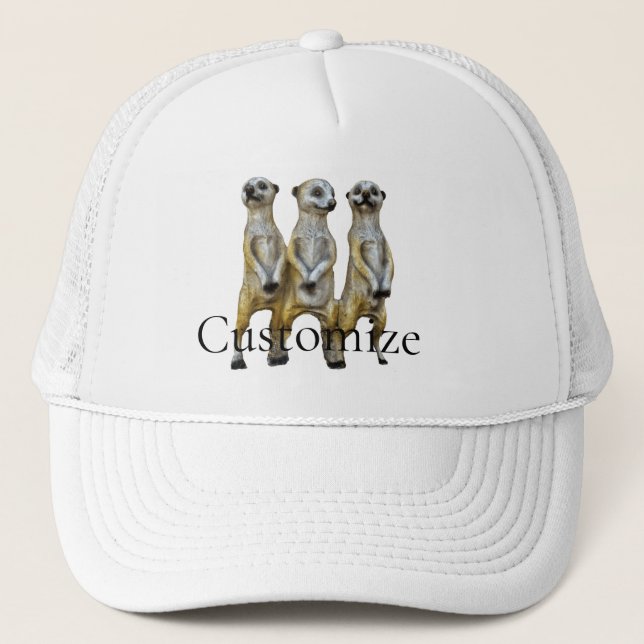Gorra De Camionero 3 Meerkats permanentes Thunder_Cove (Anverso)